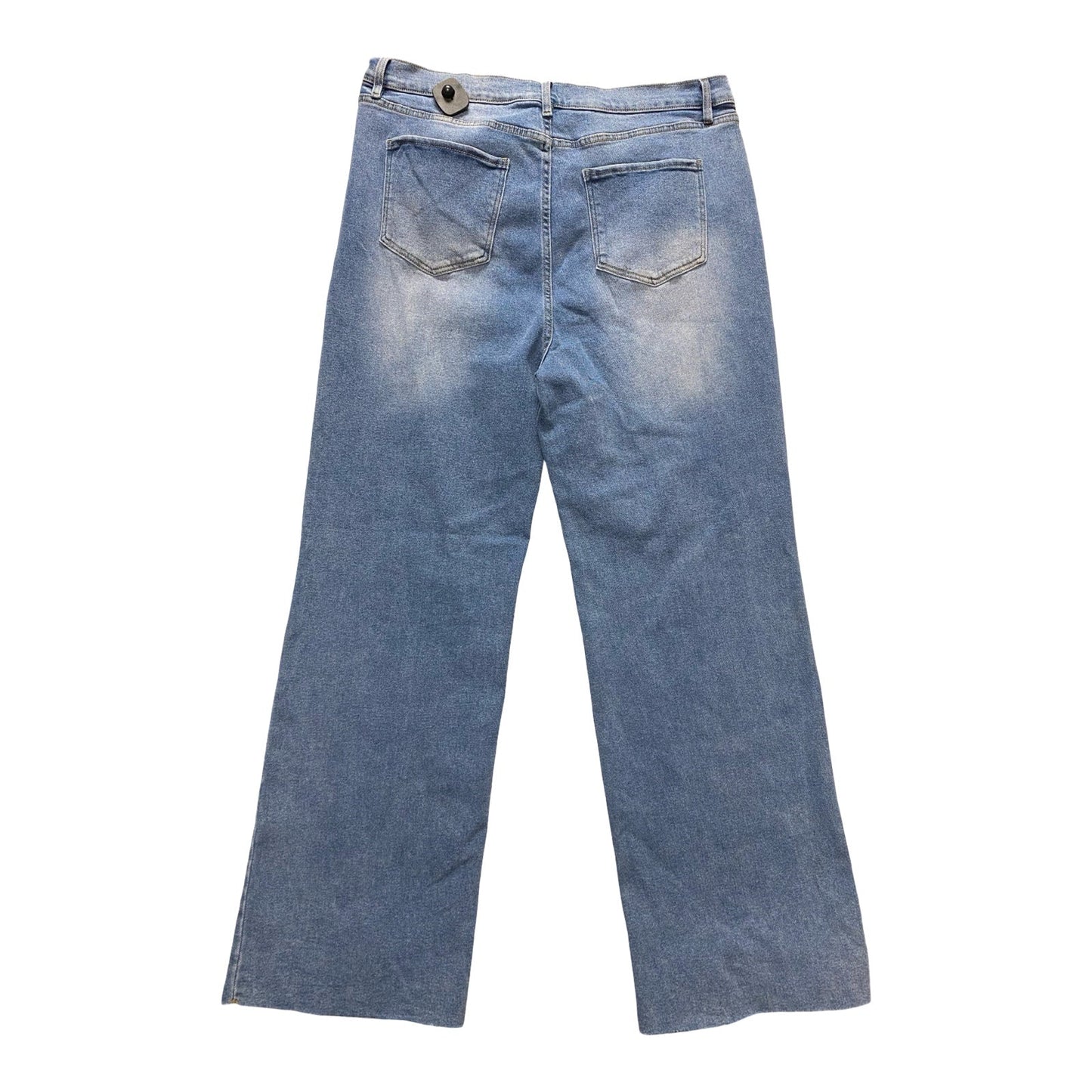 Jeans Wide Leg By Fashion Nova In Blue Denim, Size:20