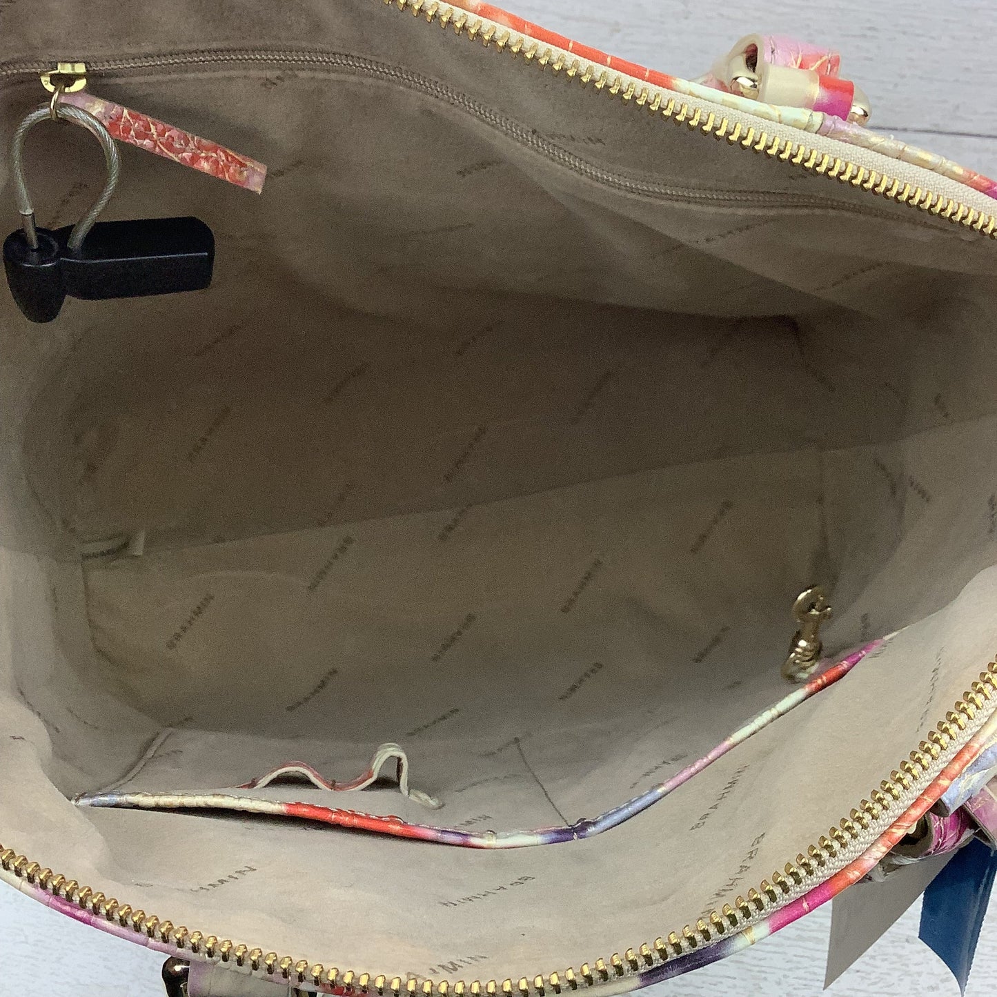 Handbag Designer By Brahmin, Size: Medium