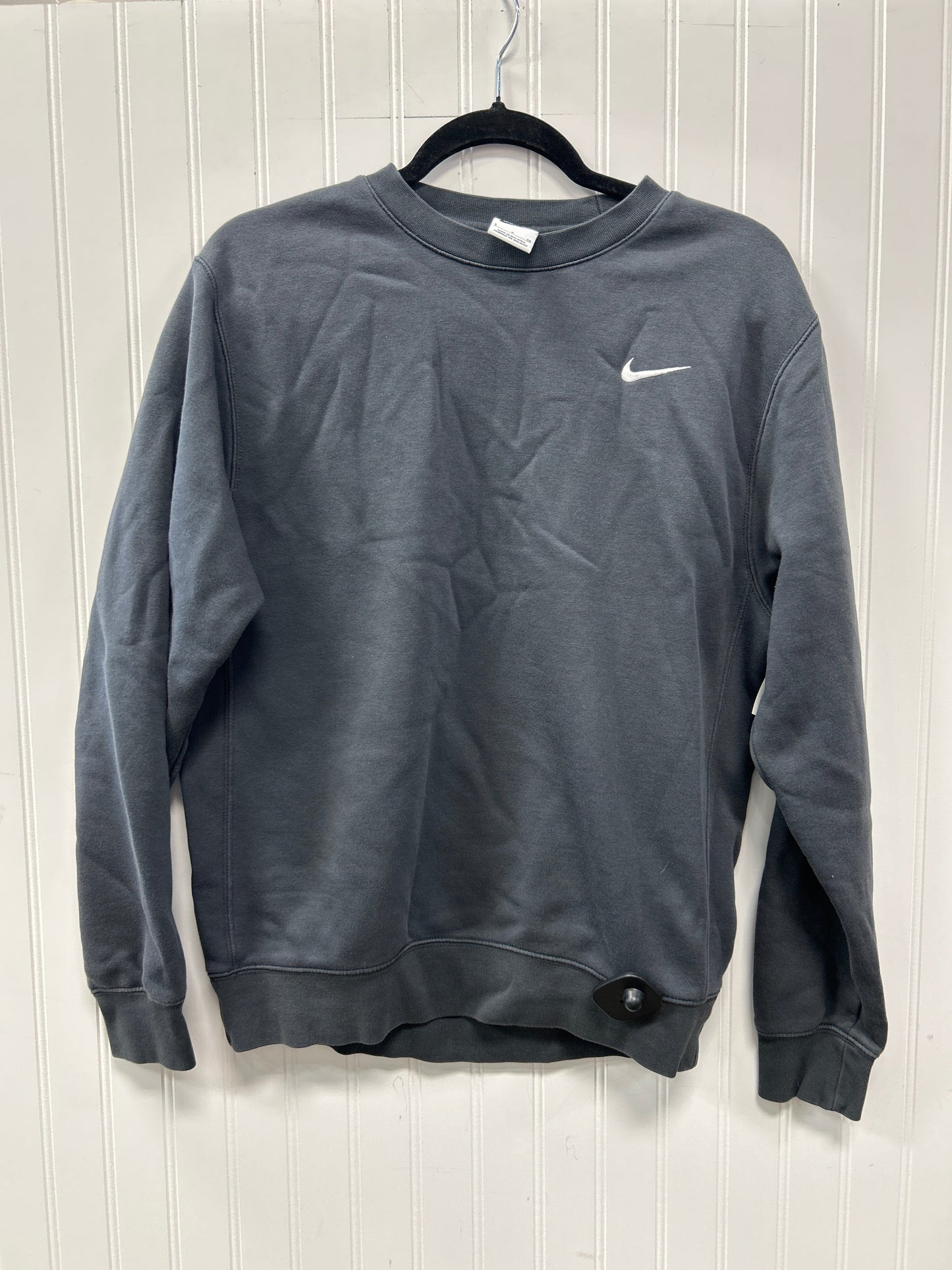 Athletic Sweatshirt Crewneck By Nike Apparel In Grey, Size:S