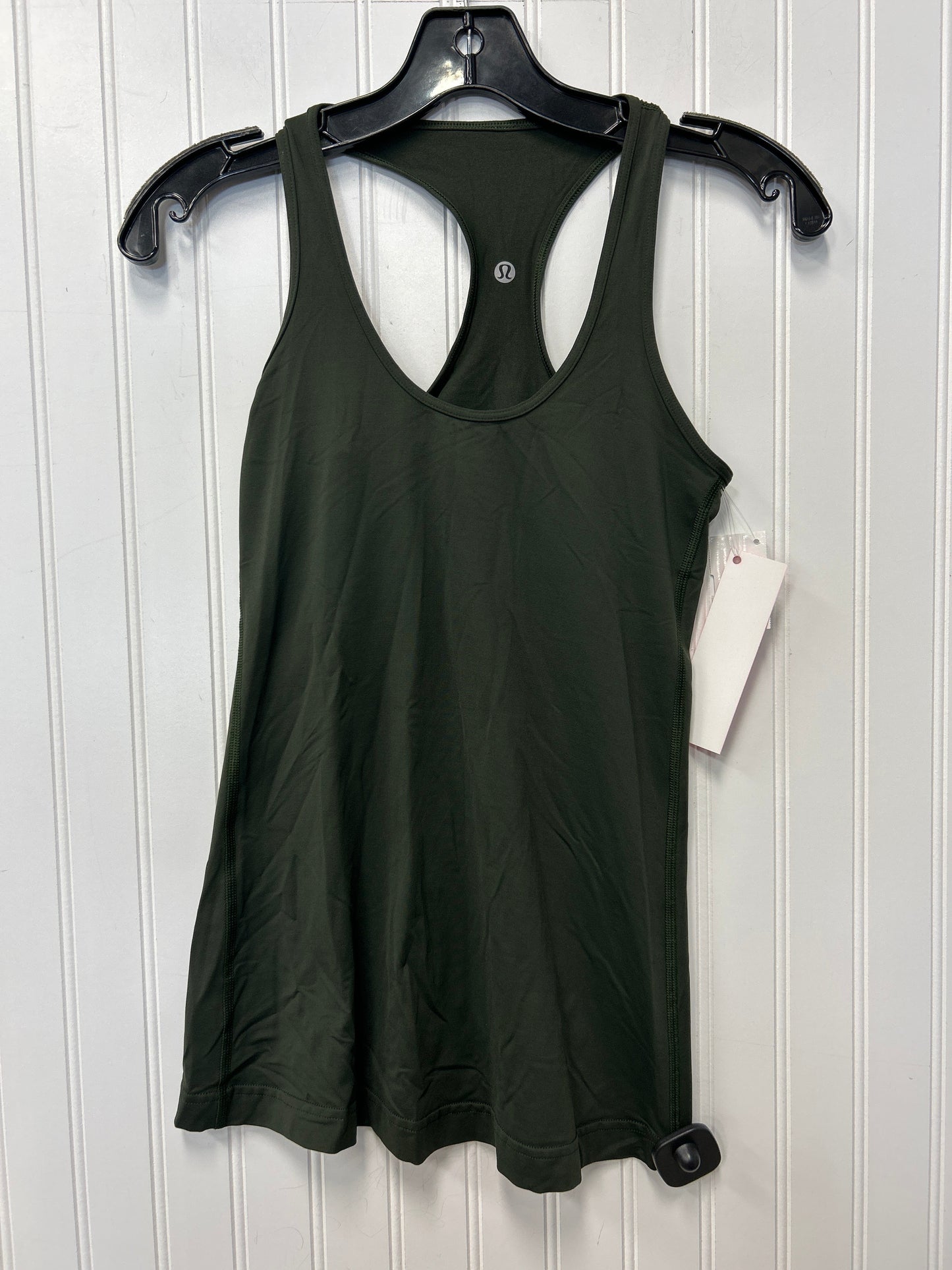 Athletic Tank Top By Lululemon In Green, Size:S