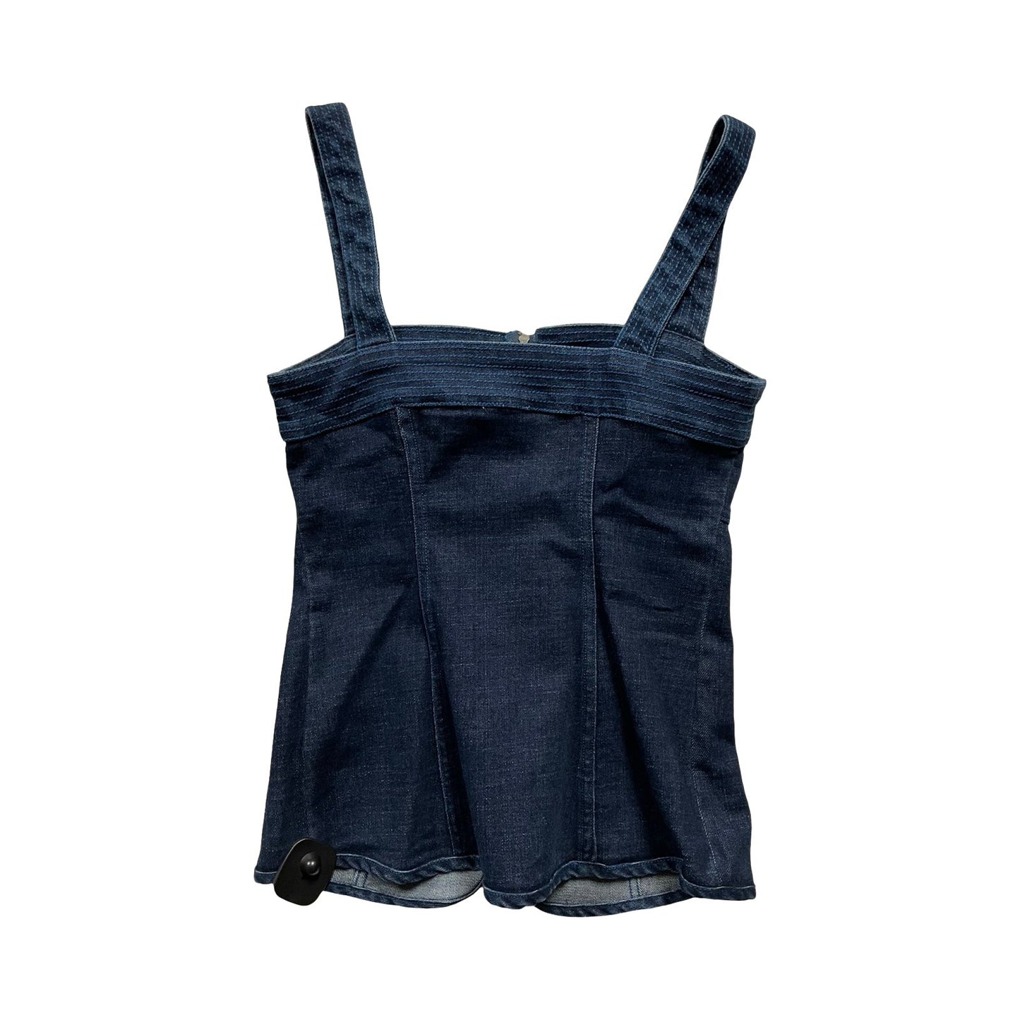 Top Sleeveless By Pilcro In Blue Denim, Size:S