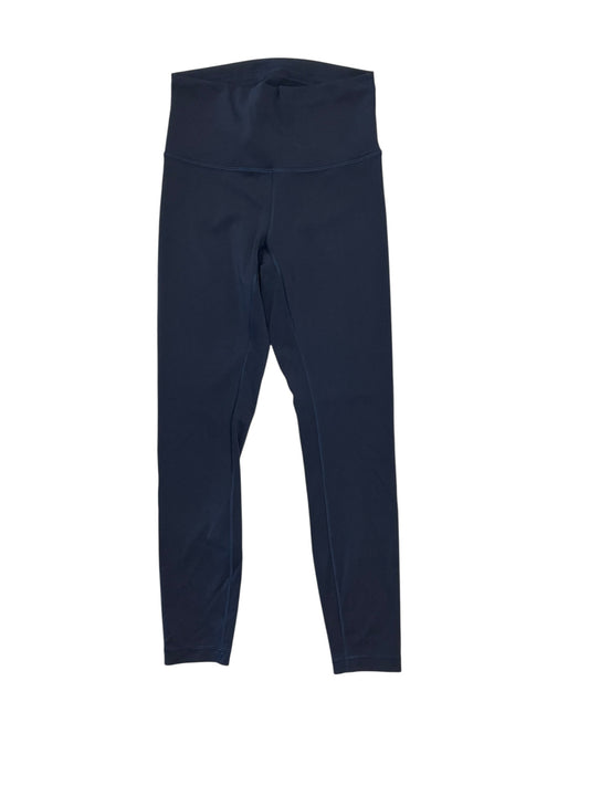 Athletic Leggings By Lululemon In Navy, Size:S