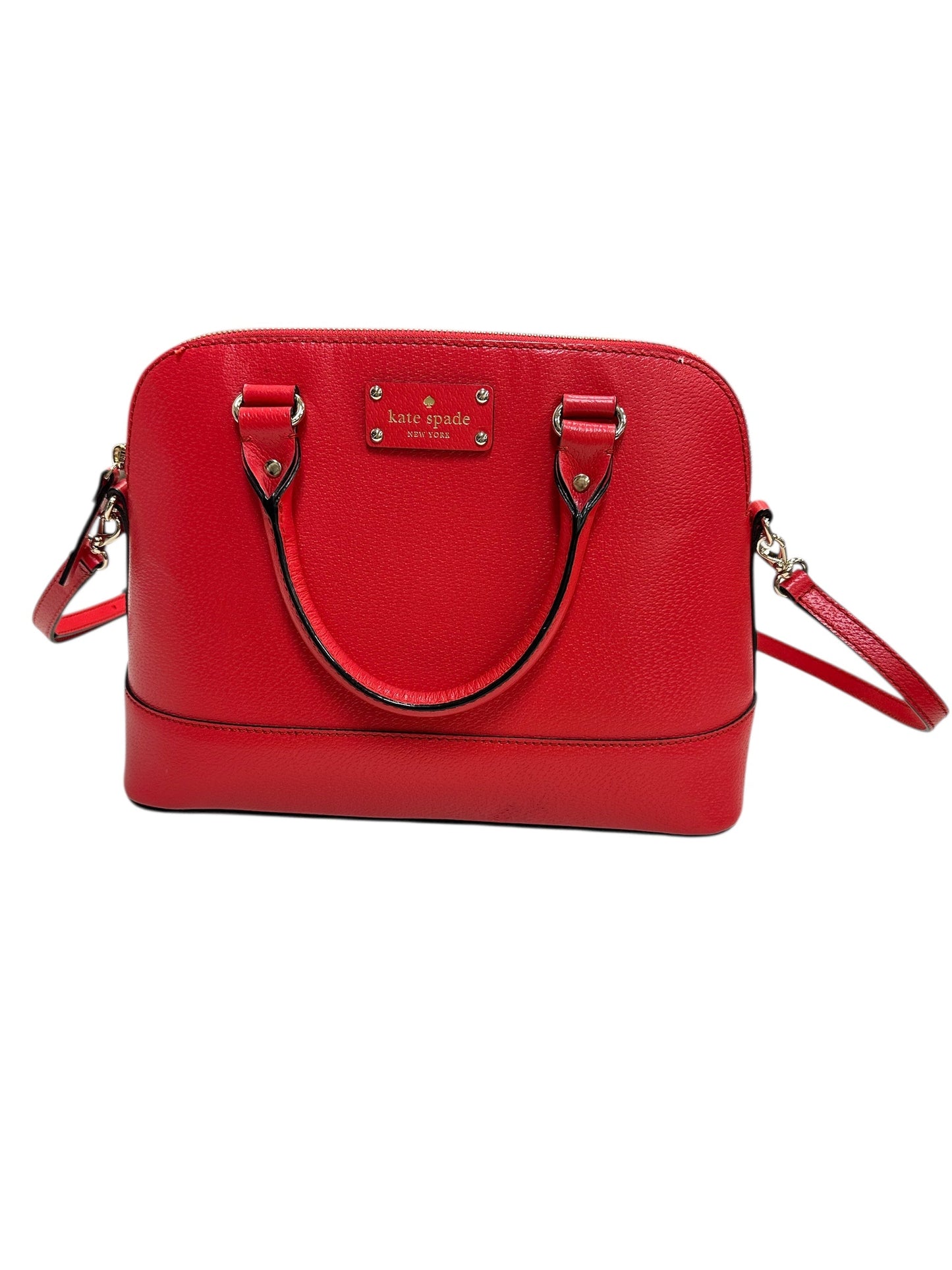Crossbody Designer By Kate Spade In Red, Size:Medium