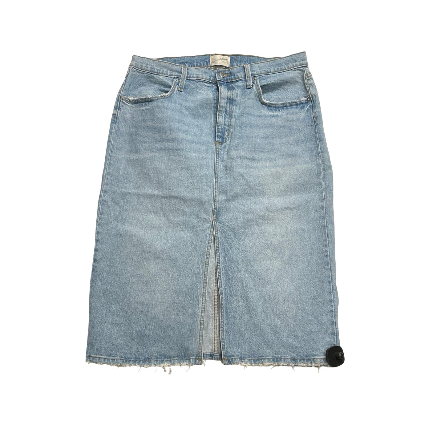 Skirt Maxi By Universal Thread In Blue Denim, Size:14