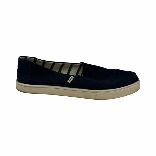 Shoes Flats By Toms In Navy, Size:8.5
