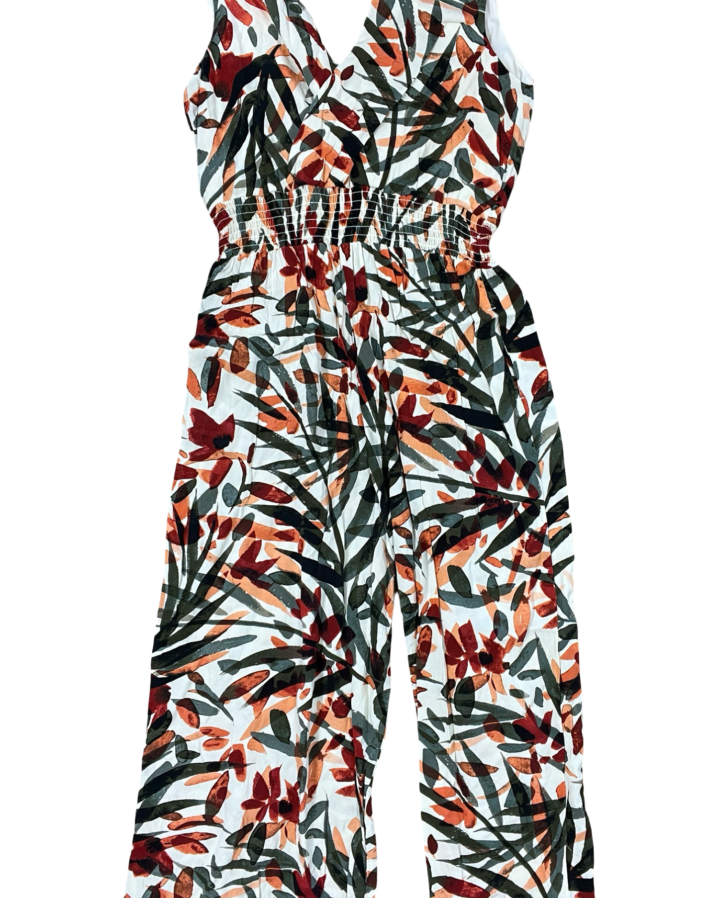 Jumpsuit By Alyx In Cream & Green, Size:M