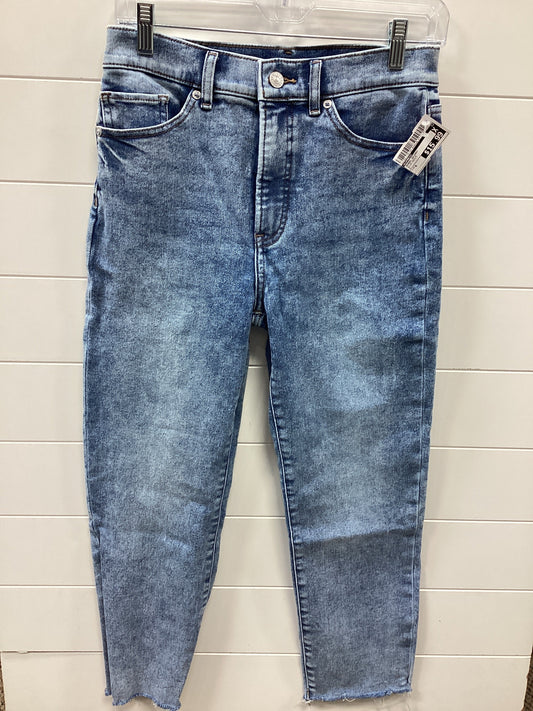 Jeans Skinny By Express In Blue Denim, Size:6