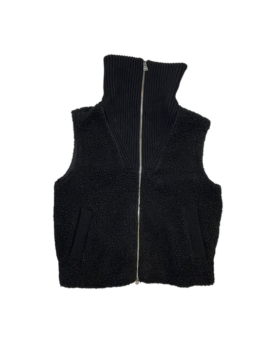 Vest Faux Fur & Sherpa By Varley In Black, Size:M