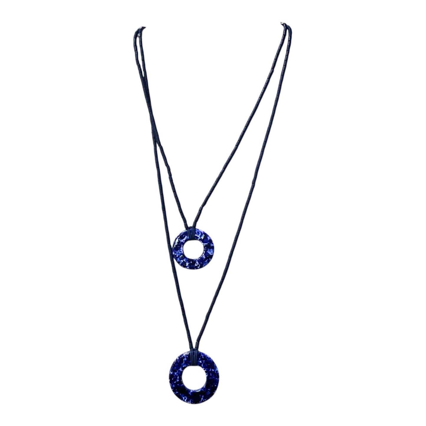 Necklace Layered By Chicos In Navy