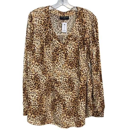 Top Ls By Lane Bryant In Animal Print, Size:1X