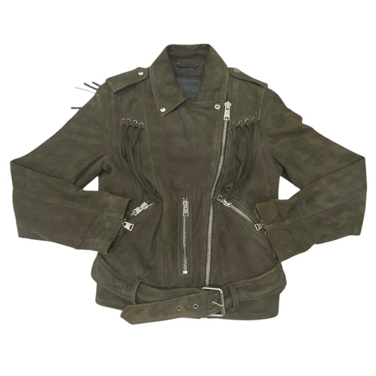 Jacket Designer By All Saints In Green, Size:4