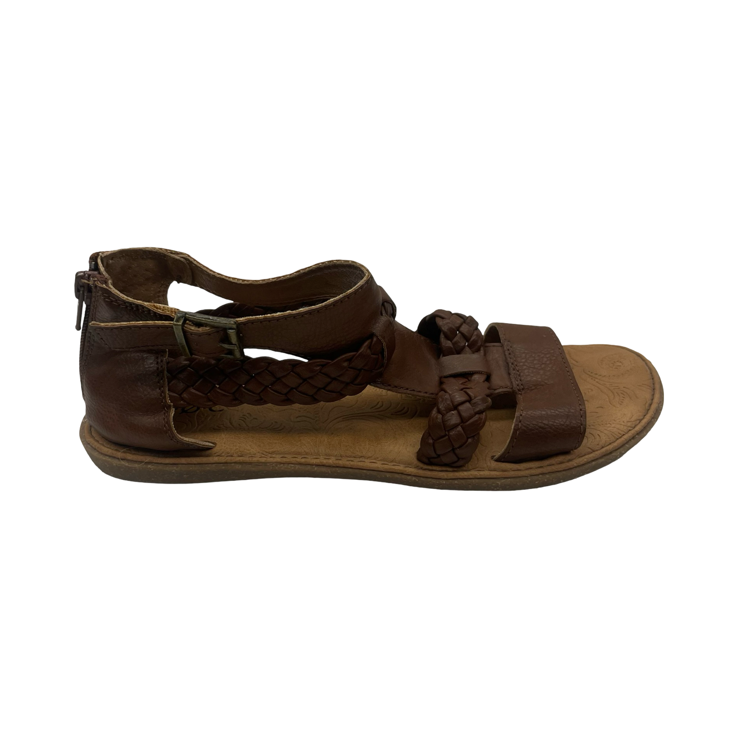 Sandals Flats By Boc In Brown, Size:7