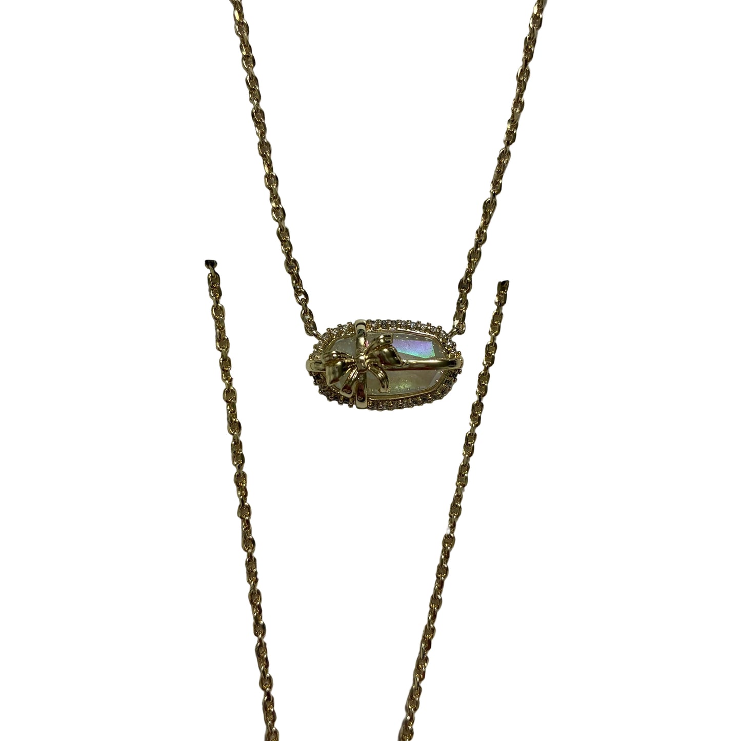 Necklace Pendant By Kendra Scott In Gold