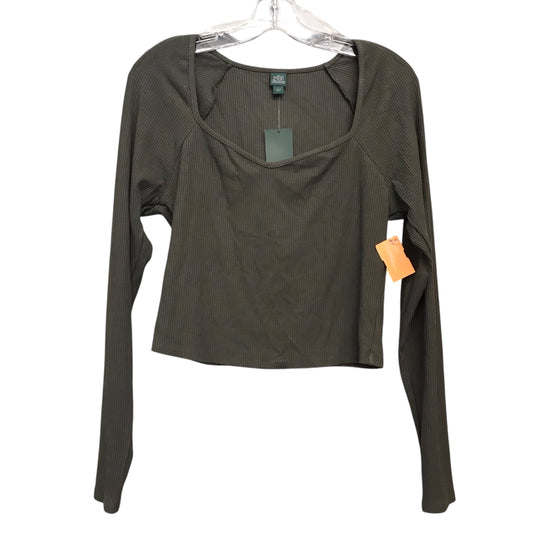 Top Ls By Wild Fable In Green, Size:L