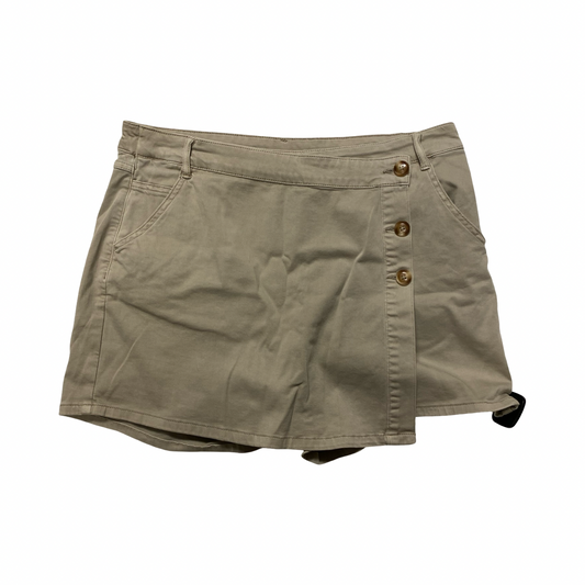 Skirt Mini & Short By Tribal In Beige, Size:14