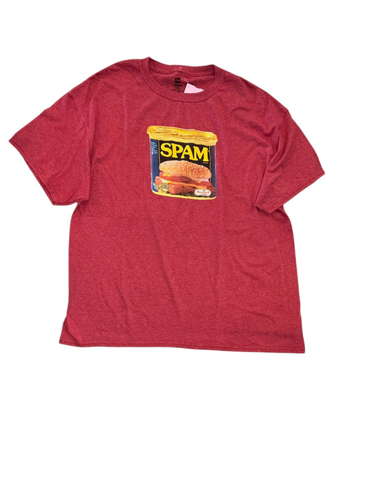 Top Ss By Hanes In Red, Size:Xl