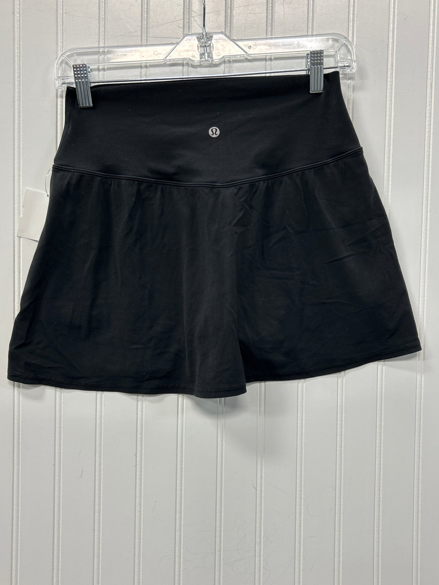 Athletic Skort By Lululemon In Black, Size:4