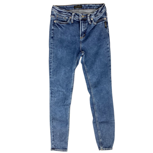 Jeans Skinny By Silver In Blue Denim, Size:4