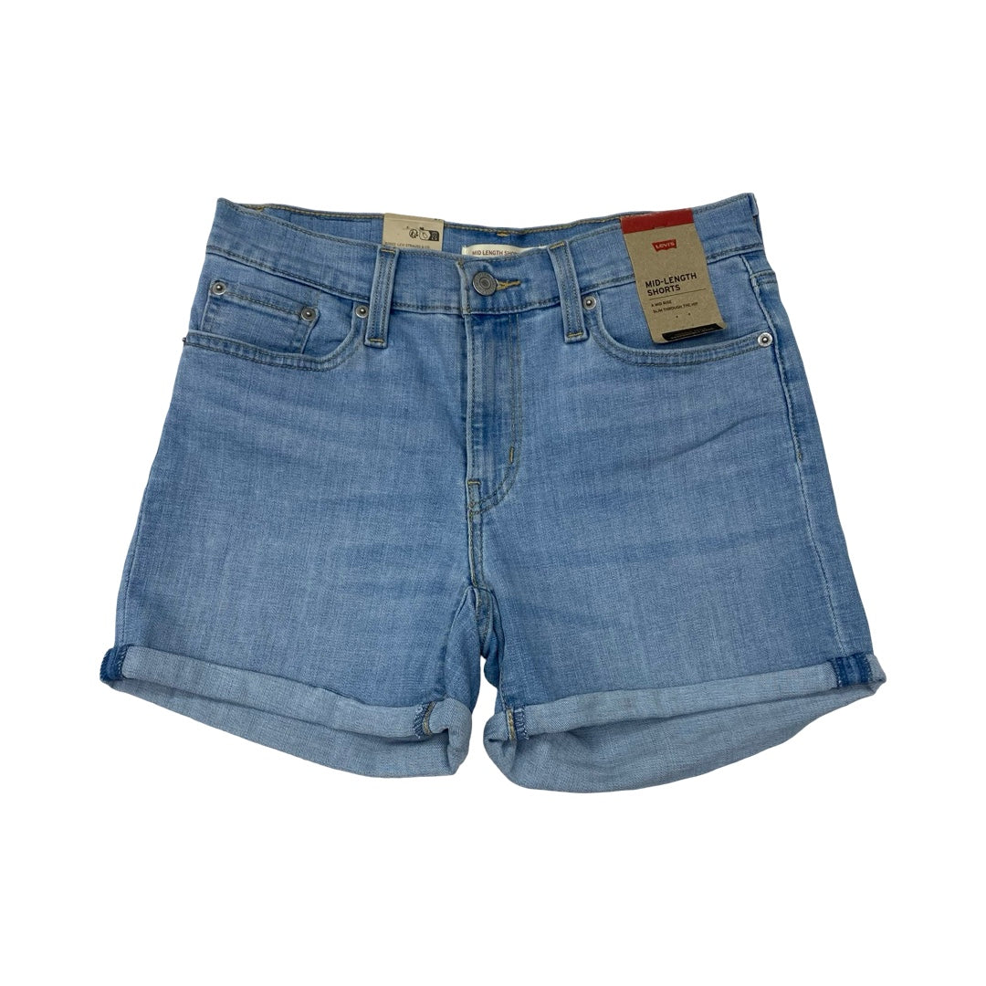 Shorts By Levis In Blue Denim, Size:4