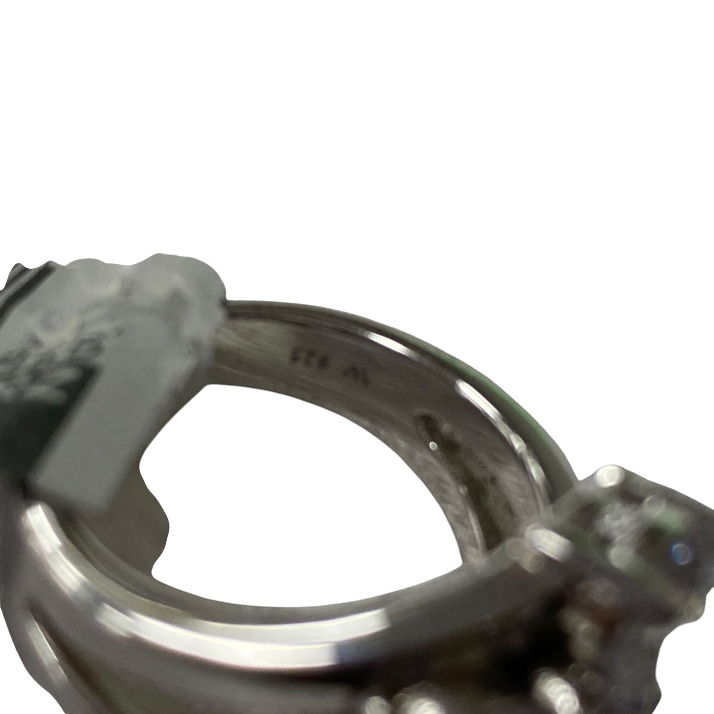Ring Sterling Silver  In Silver size 7.5