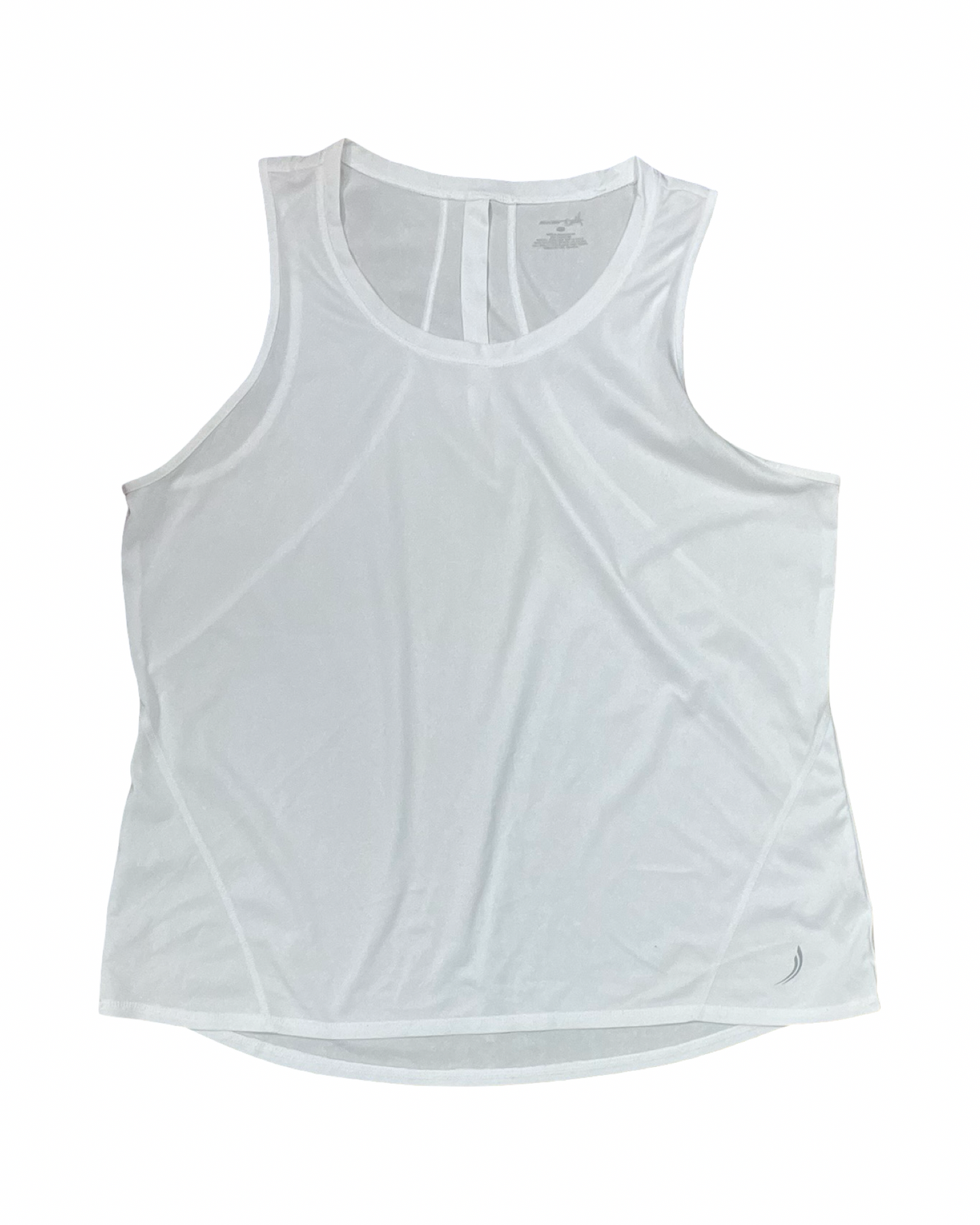 Top Sleeveless By Exertek In White, Size:Xl