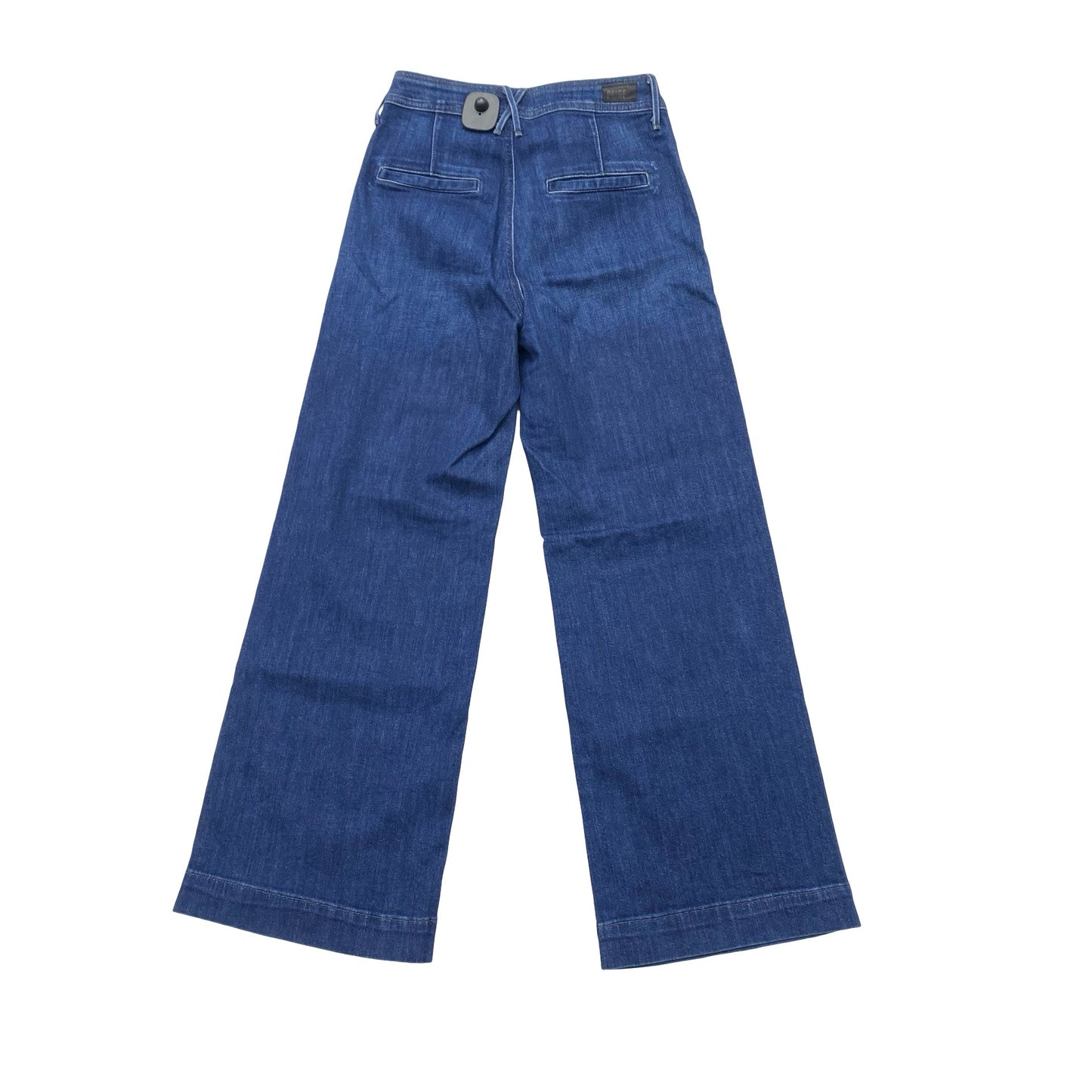 Jeans Wide Leg By Paige In Blue Denim, Size:0