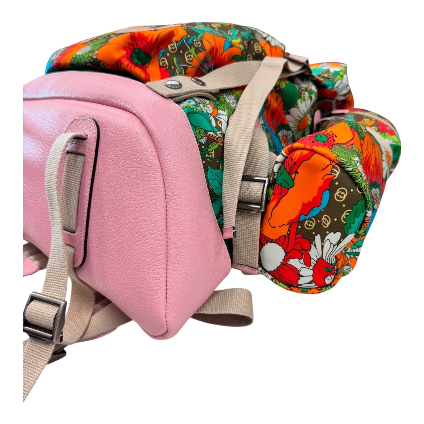 Backpack Luxury Designer By Gucci In Multi, Size:Large