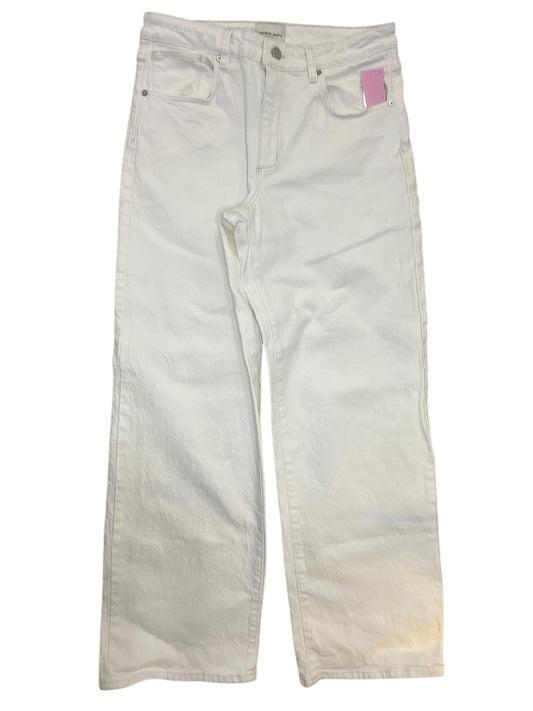 Jeans Wide Leg By Cma In White Denim, Size:8