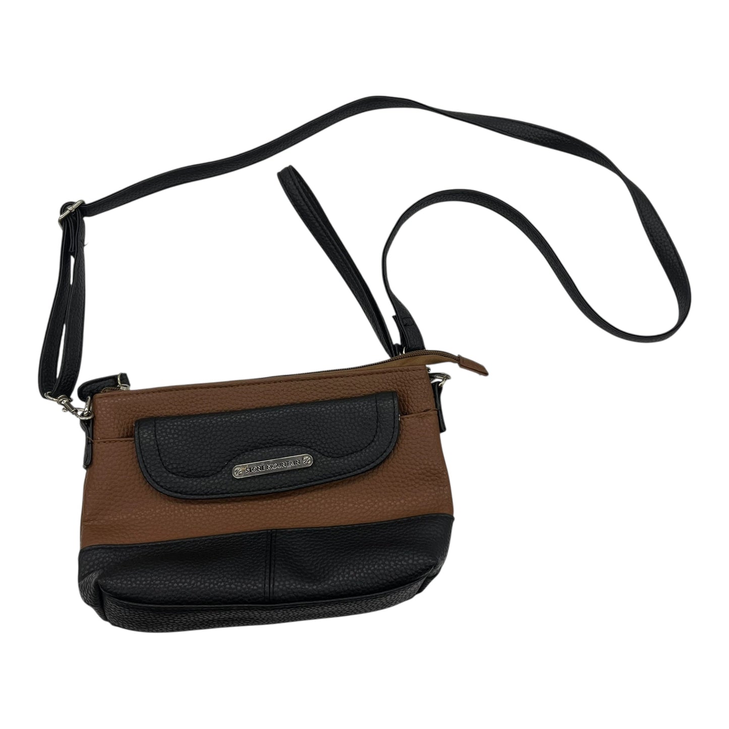Crossbody By Stone Mountain In Black & Brown, Size:Small