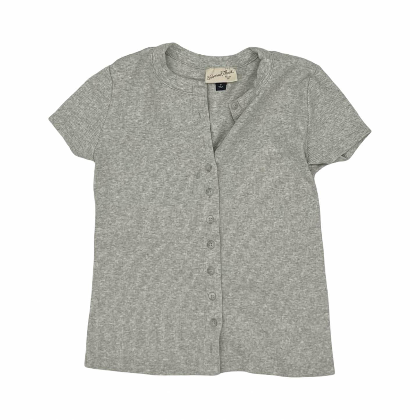Top Ss By Universal Thread In Grey, Size:M