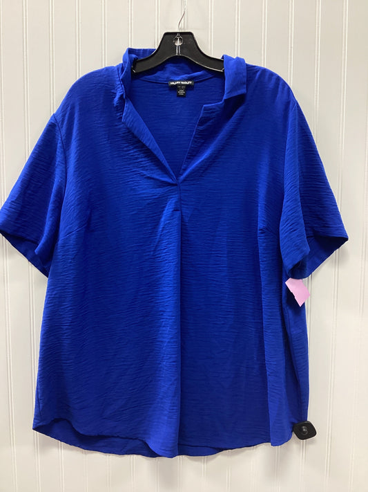 Top Ss By Hilary Radley In Blue, Size:1X