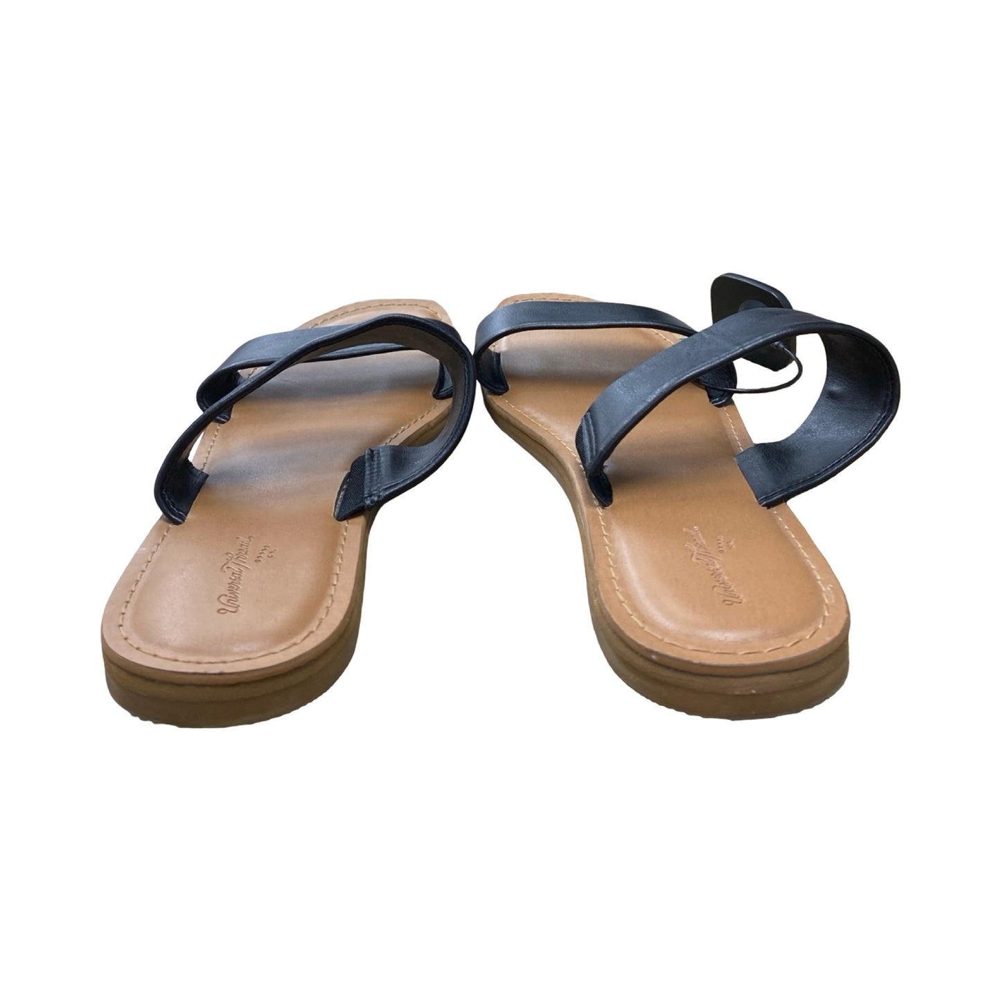 Sandals Flats By Universal Thread In Black & Brown, Size:8.5