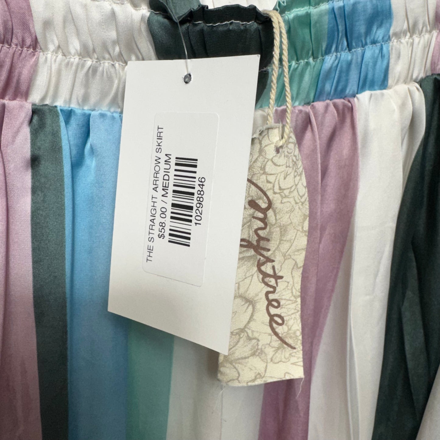 The Straight Arrow Skirt By Mystree In Striped Pattern, Size: M