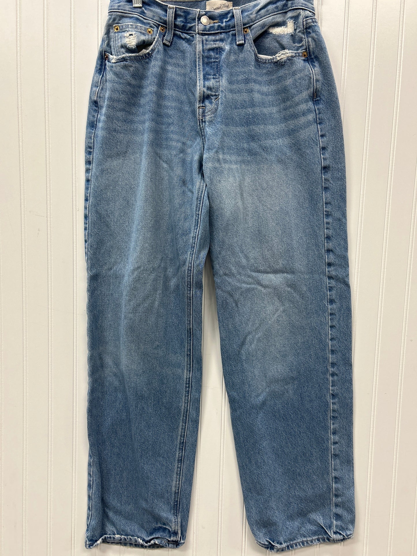 Jeans Straight By Universal Thread In Blue Denim, Size:6