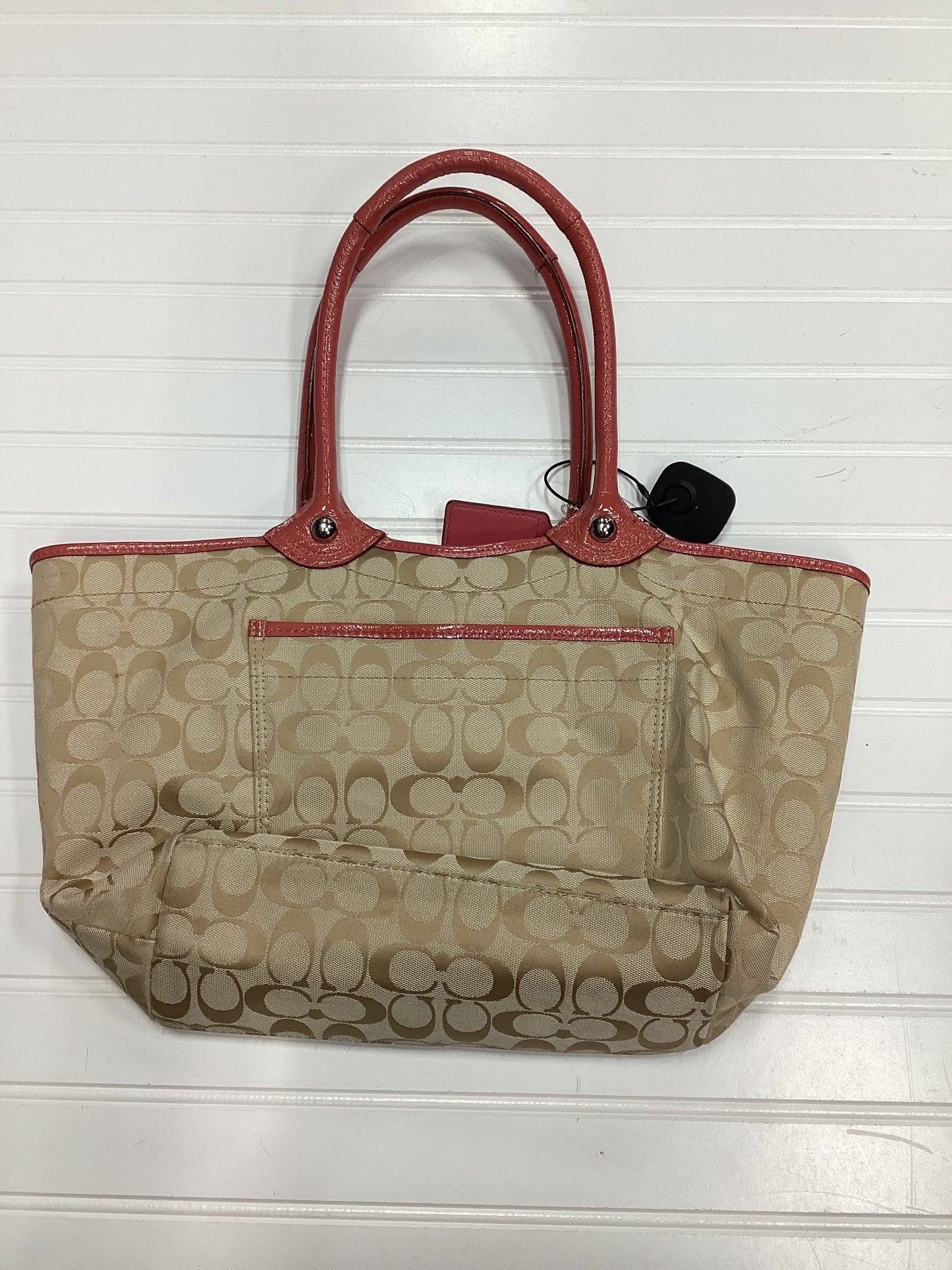 Handbag Designer By Coach In Pink, Size:Medium