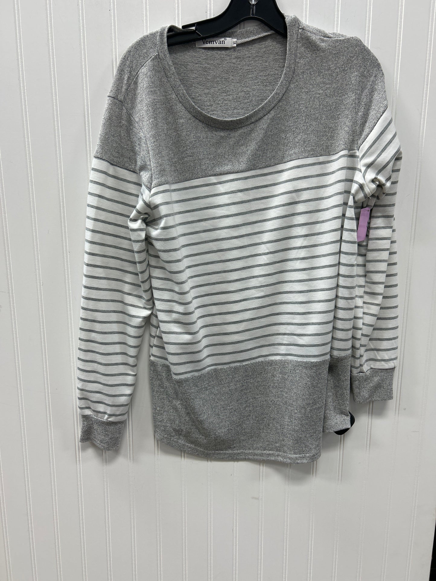 Top Ls By Cmc In Grey, Size:Xl