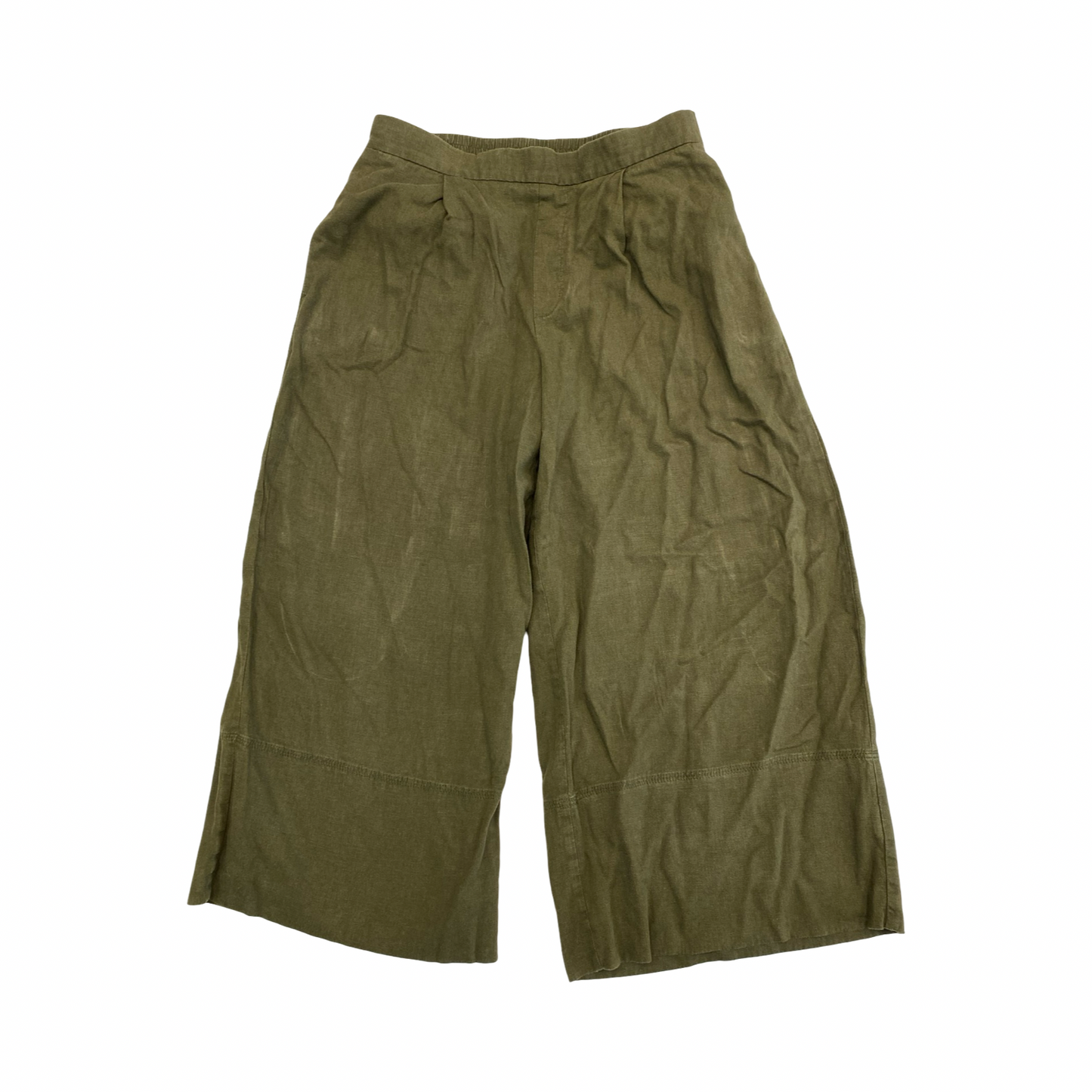Pants Linen By Banana Republic In Green, Size:M