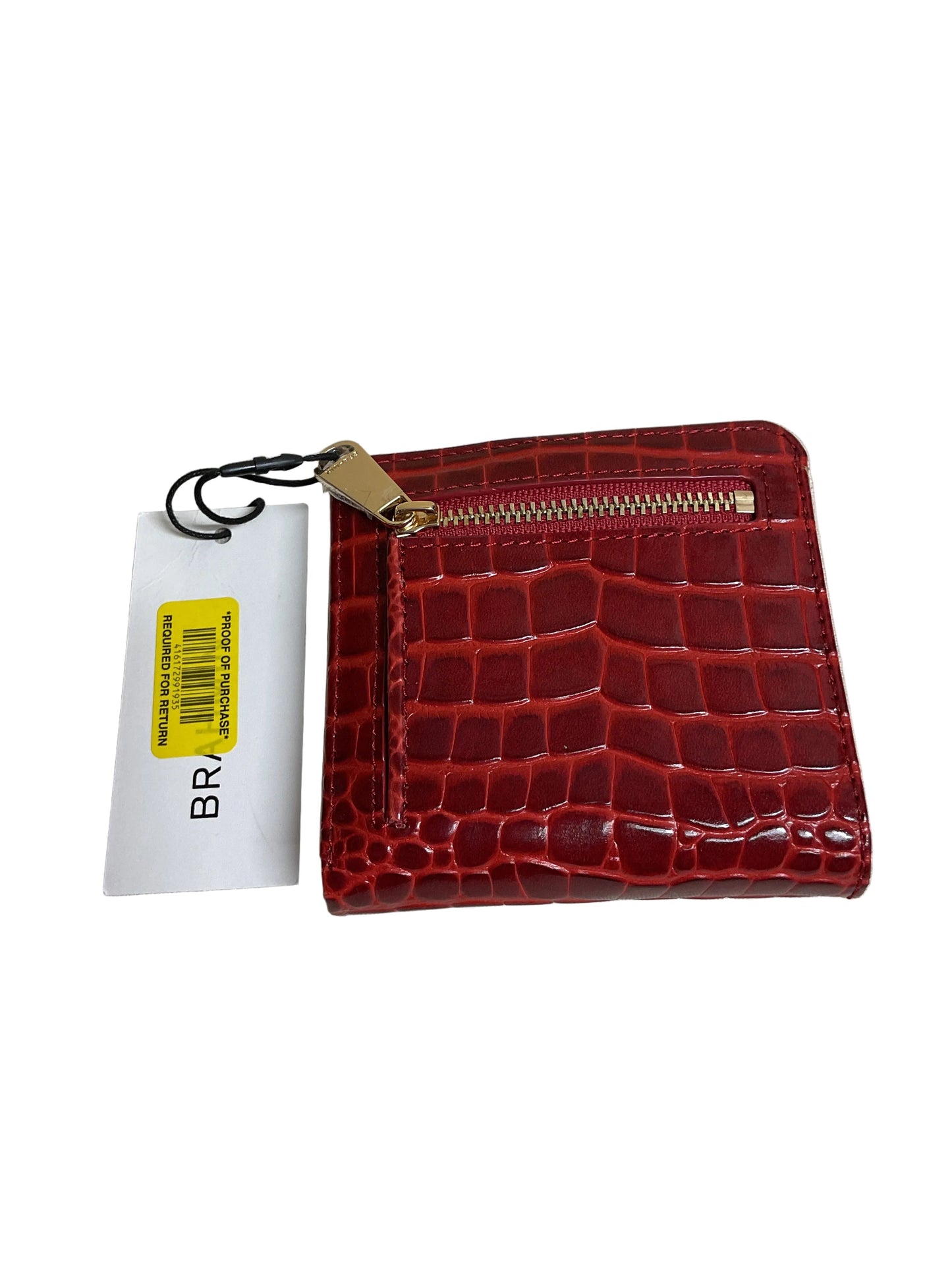 Crossbody Designer By Brahmin In Red, Size:Small