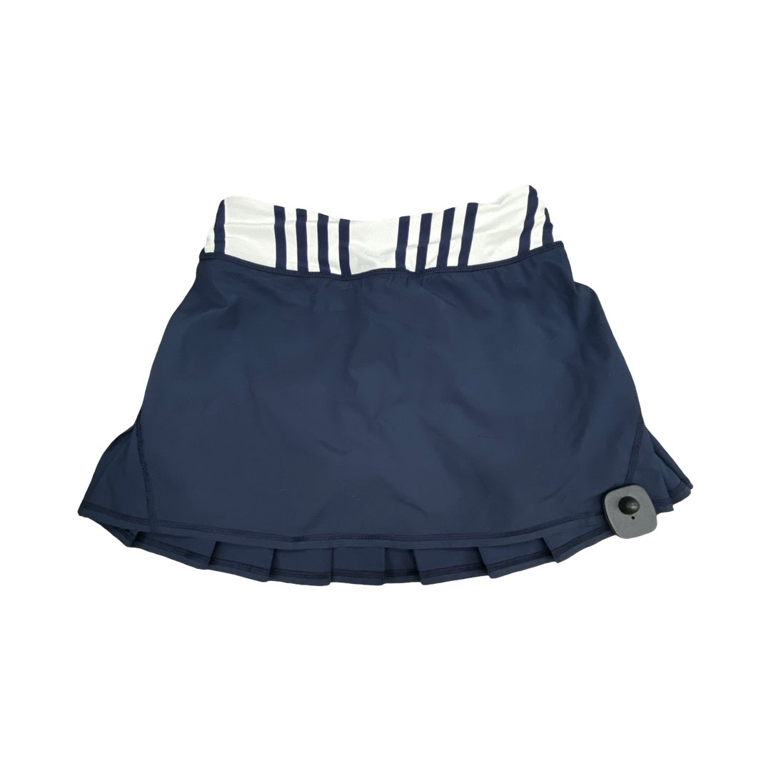 Athletic Skort By Lululemon In Blue & White, Size:2