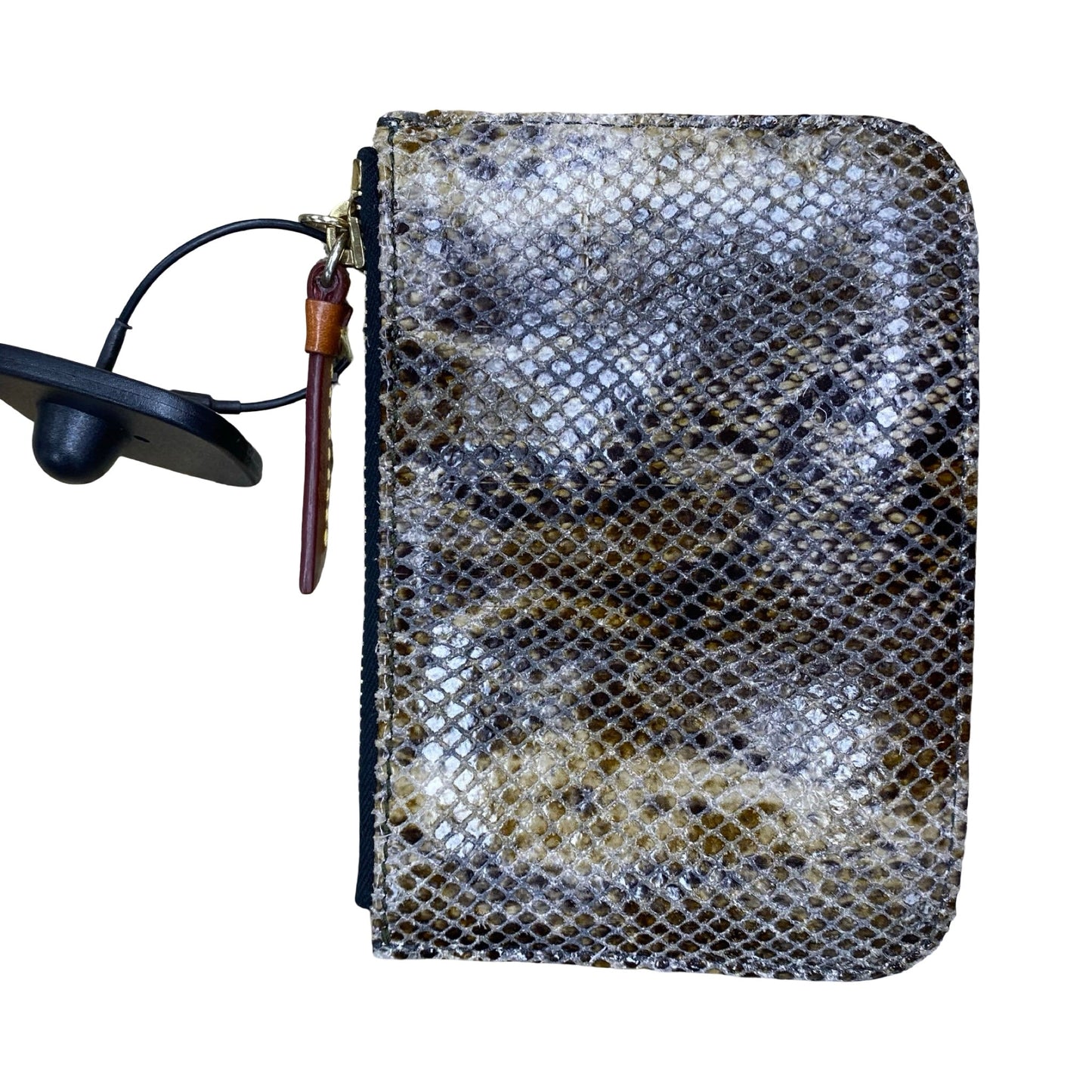 Coin Purse Designer By Dooney And Bourke In Snakeskin Print, Size:Small