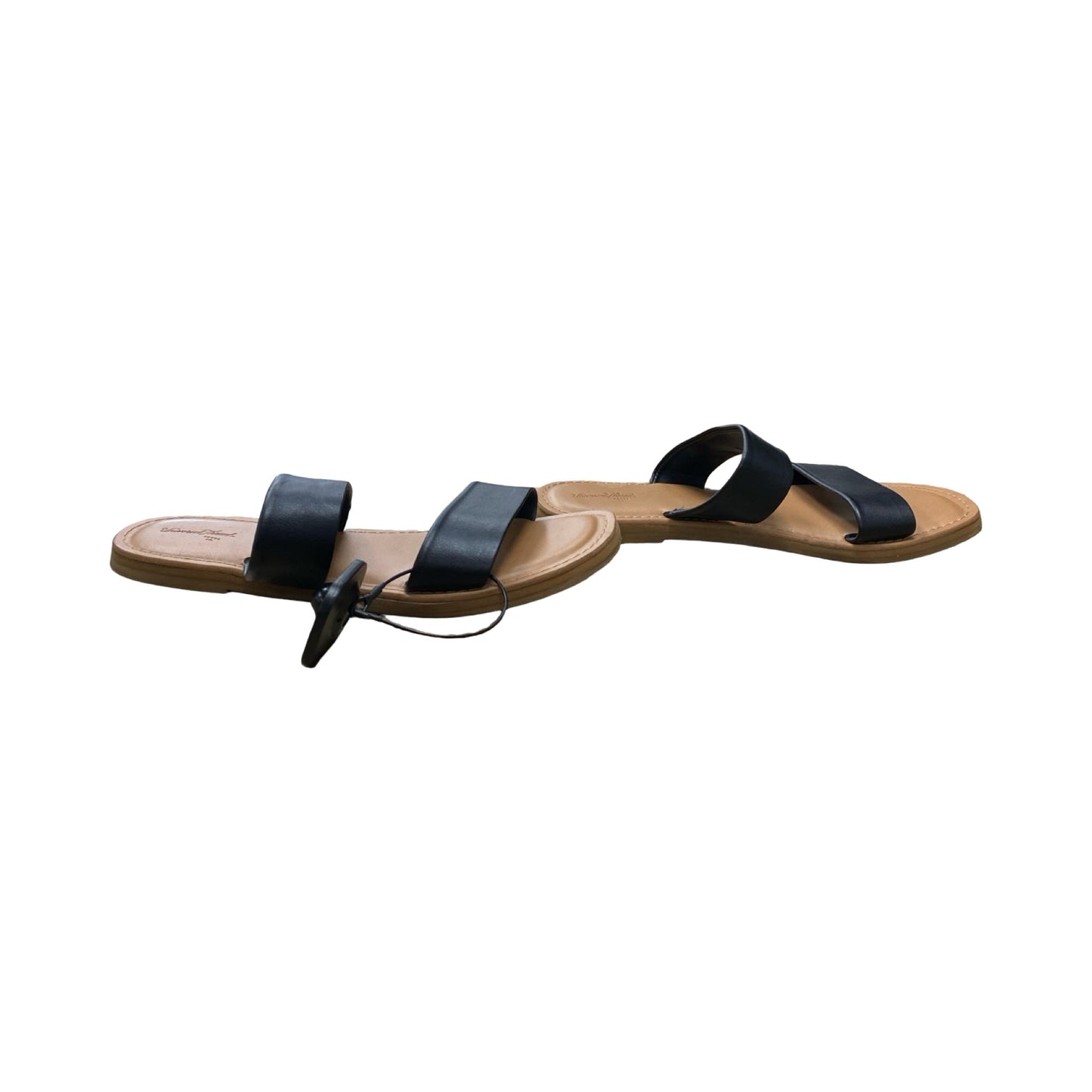 Sandals Flats By Universal Thread In Black & Brown, Size:8.5