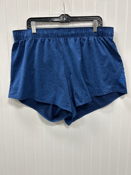Athletic Shorts By Nike Apparel In Blue, Size:2X