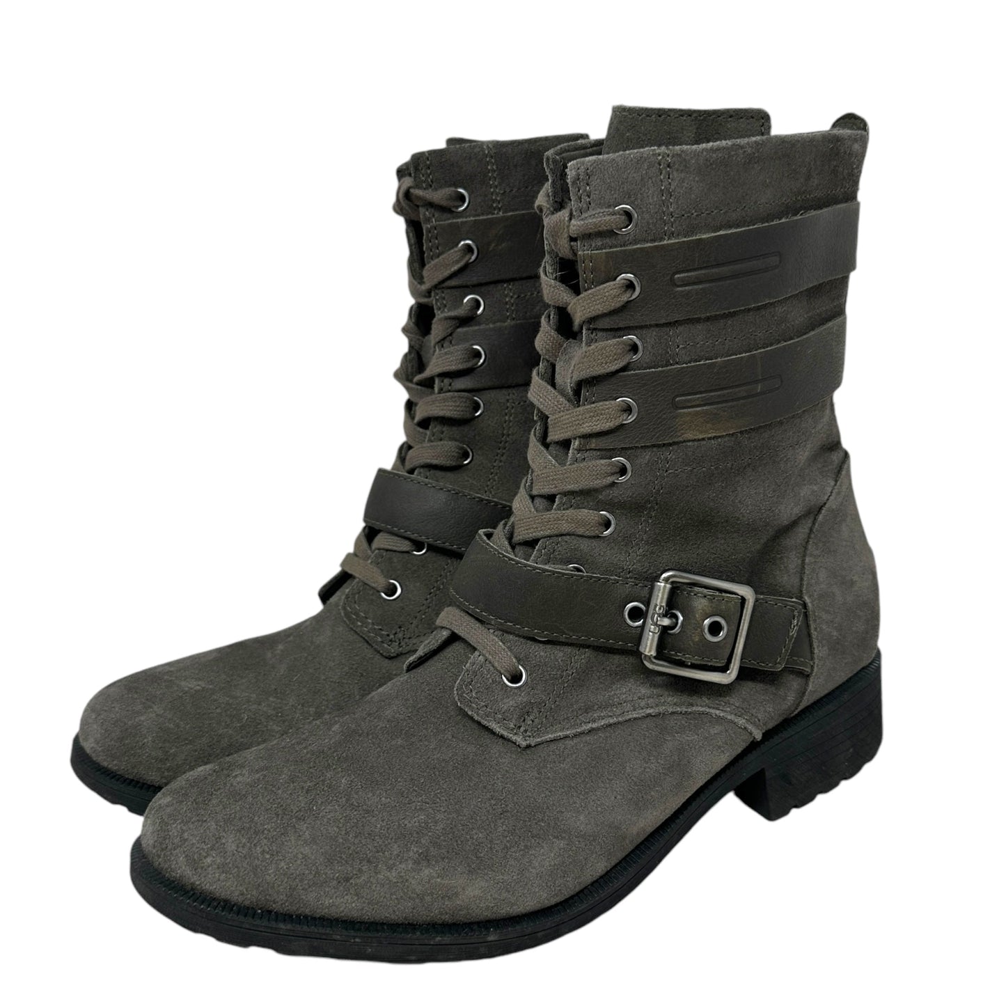 Zia Waterproof Leather Boots By Ugg In Slate, Size: 12