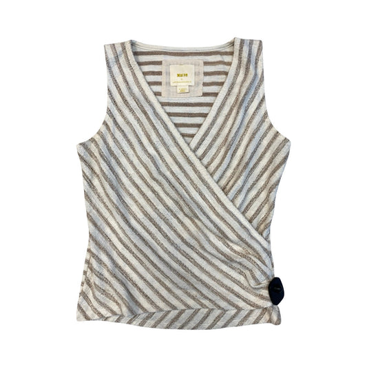 Top Sleeveless By Maeve In Tan, Size:Xs
