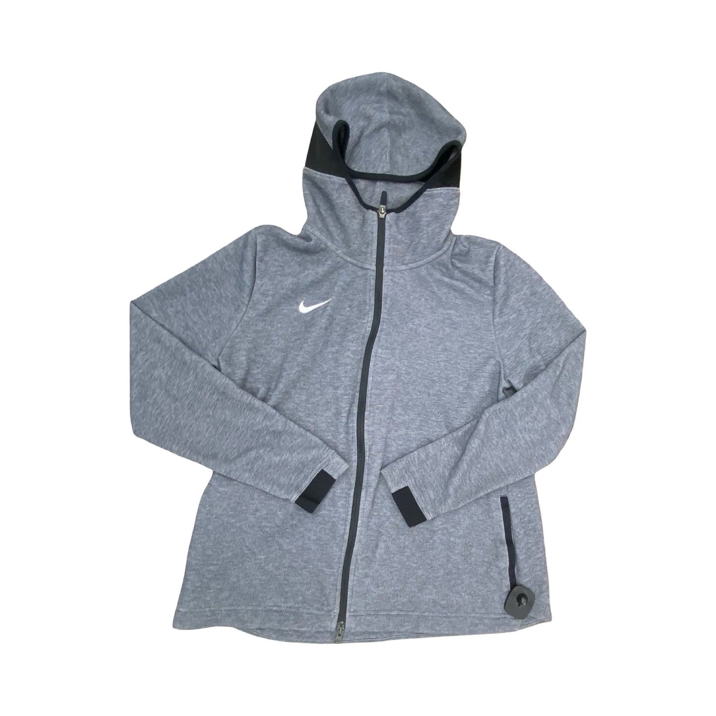 Athletic Jacket By Nike In Grey, Size:Xl
