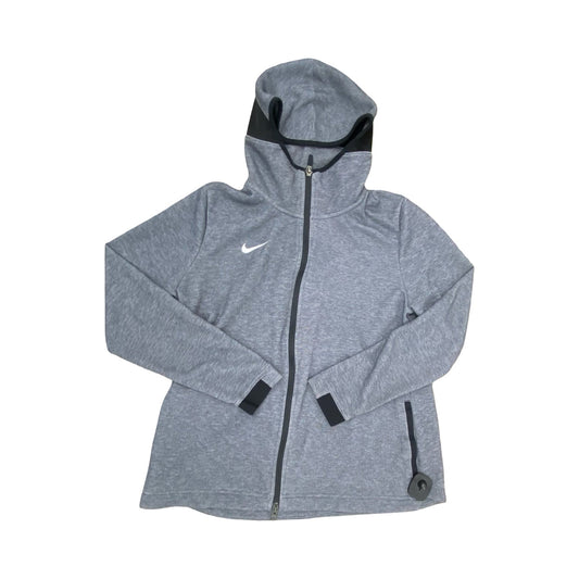 Athletic Jacket By Nike In Grey, Size:Xl
