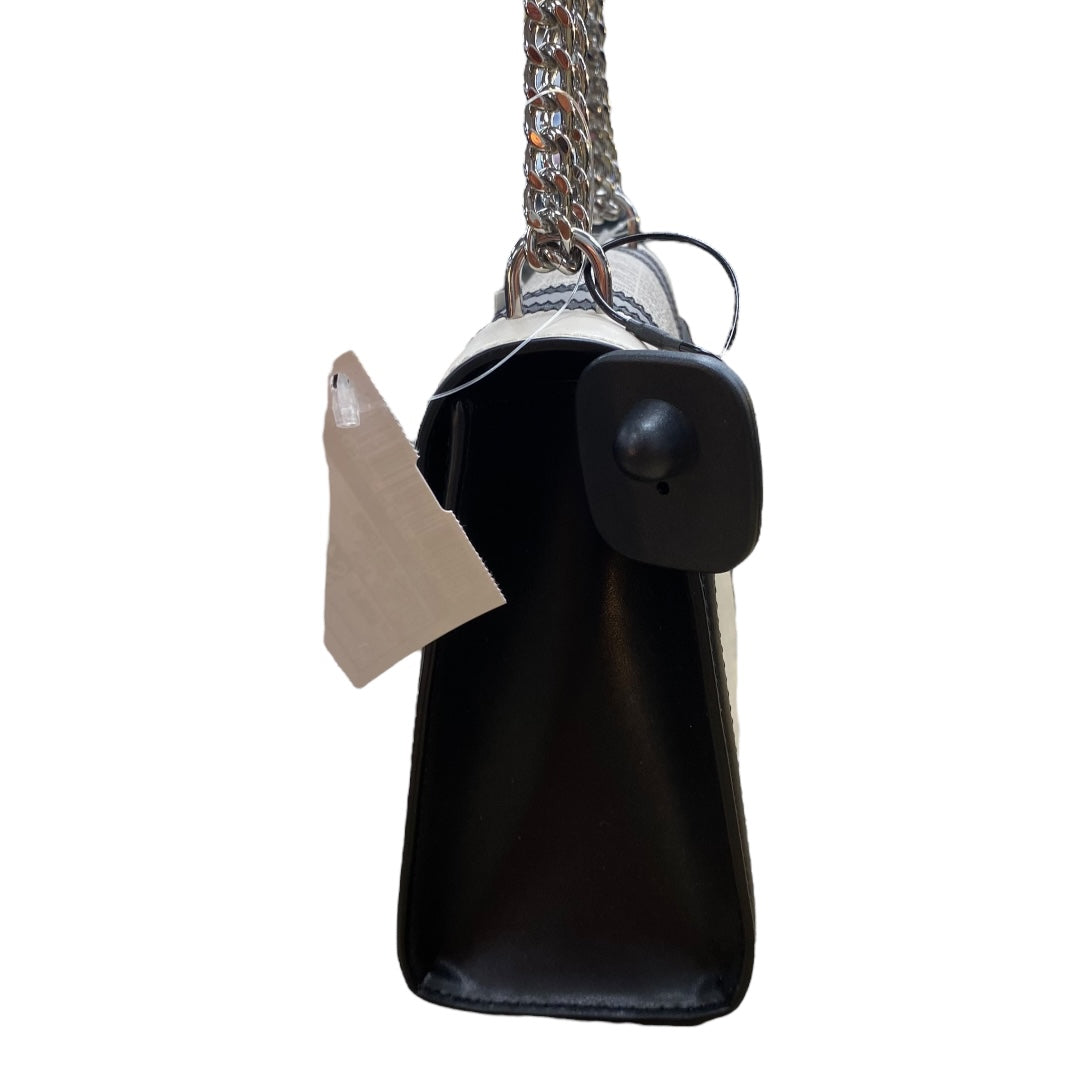 Handbag Designer By Michael Kors In Striped Pattern, Size:Small