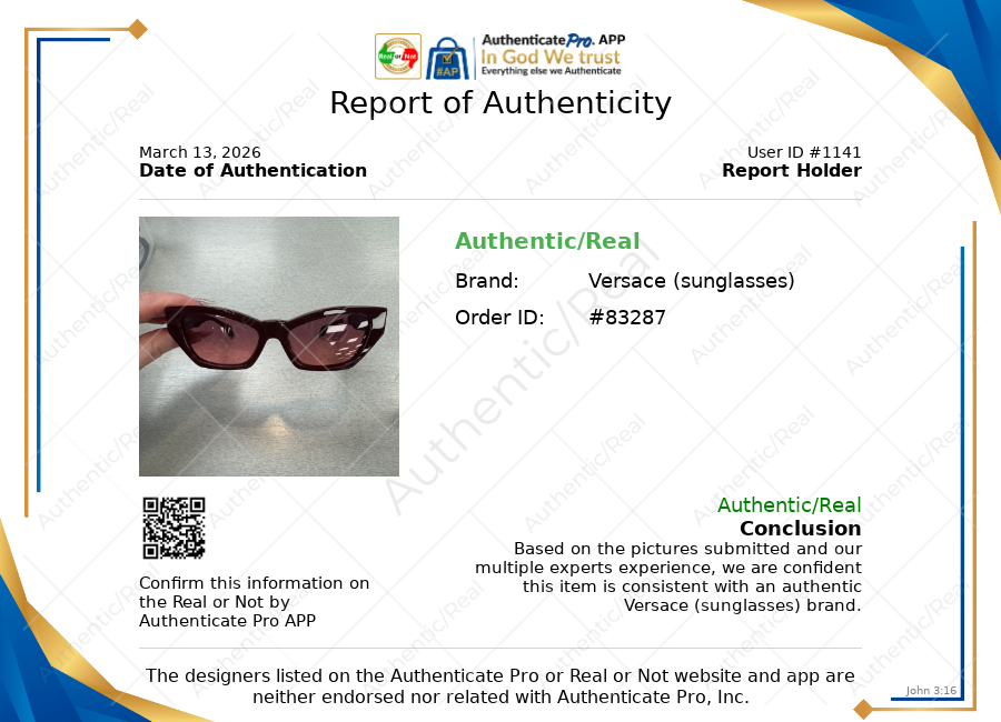Sunglasses Luxury Designer By Versace In Red