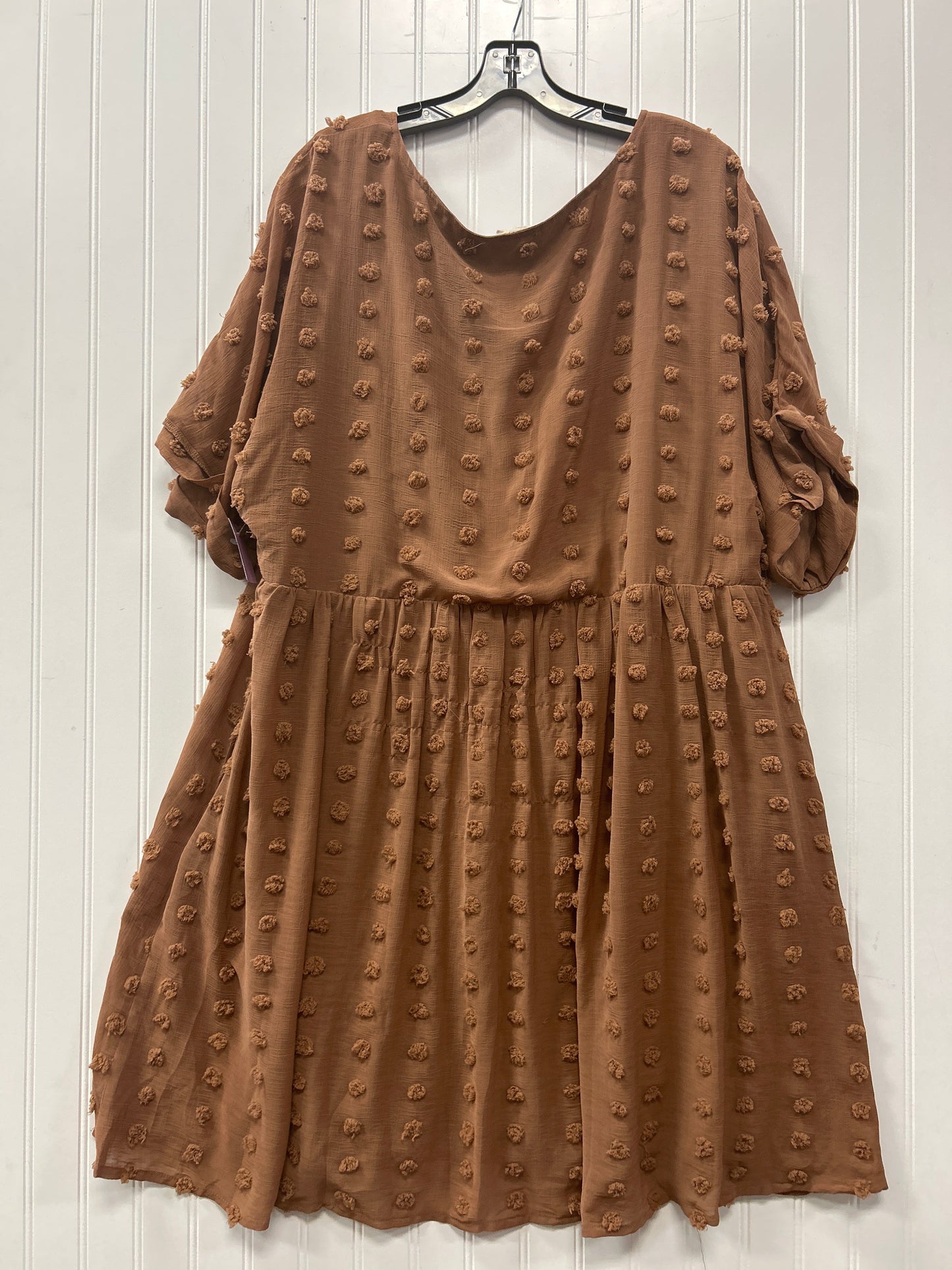 Dress Casual Midi By Jodifl In Brown, Size:3