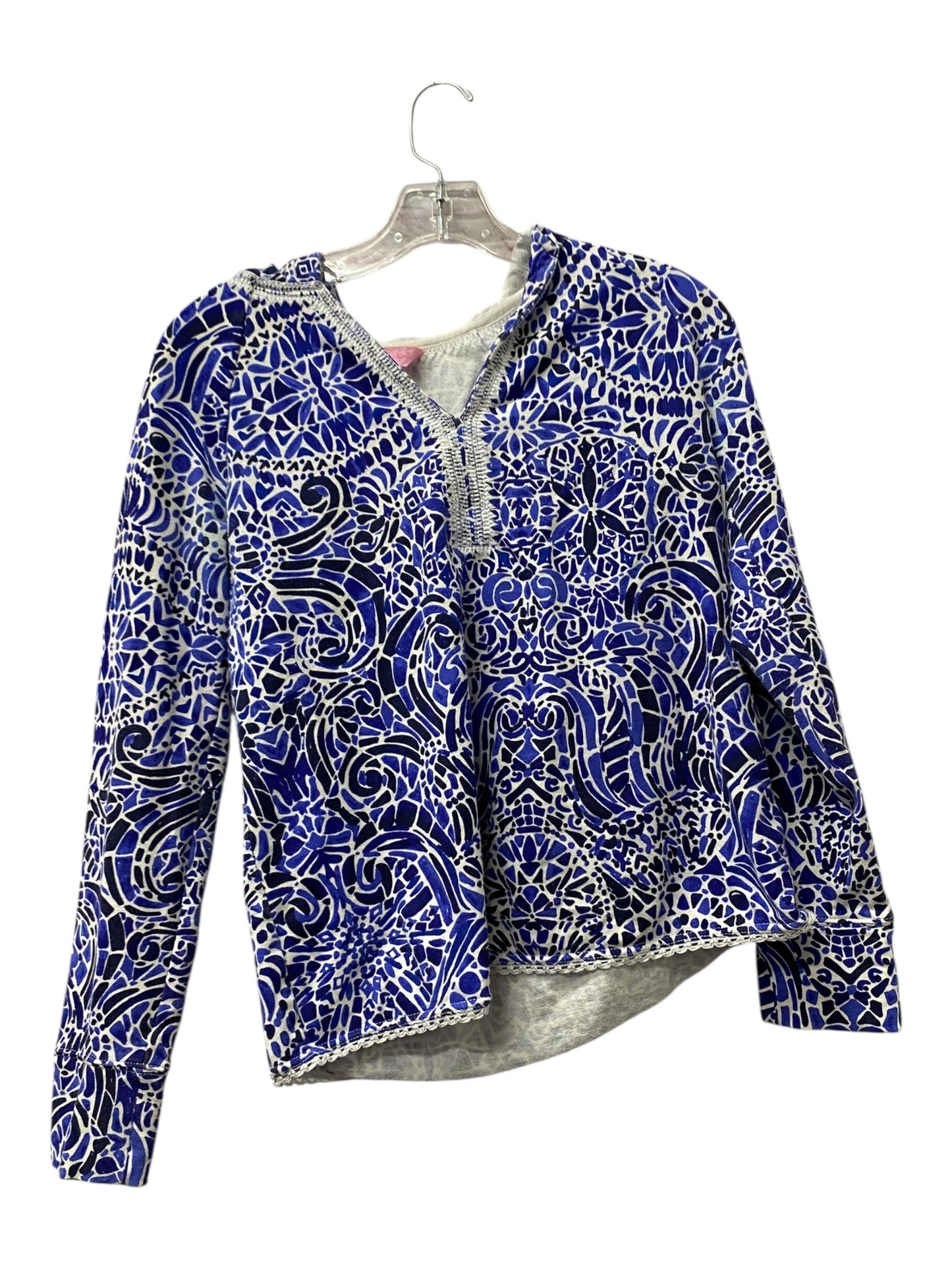 Top Ls Designer By Lilly Pulitzer In Blue, Size:Xs